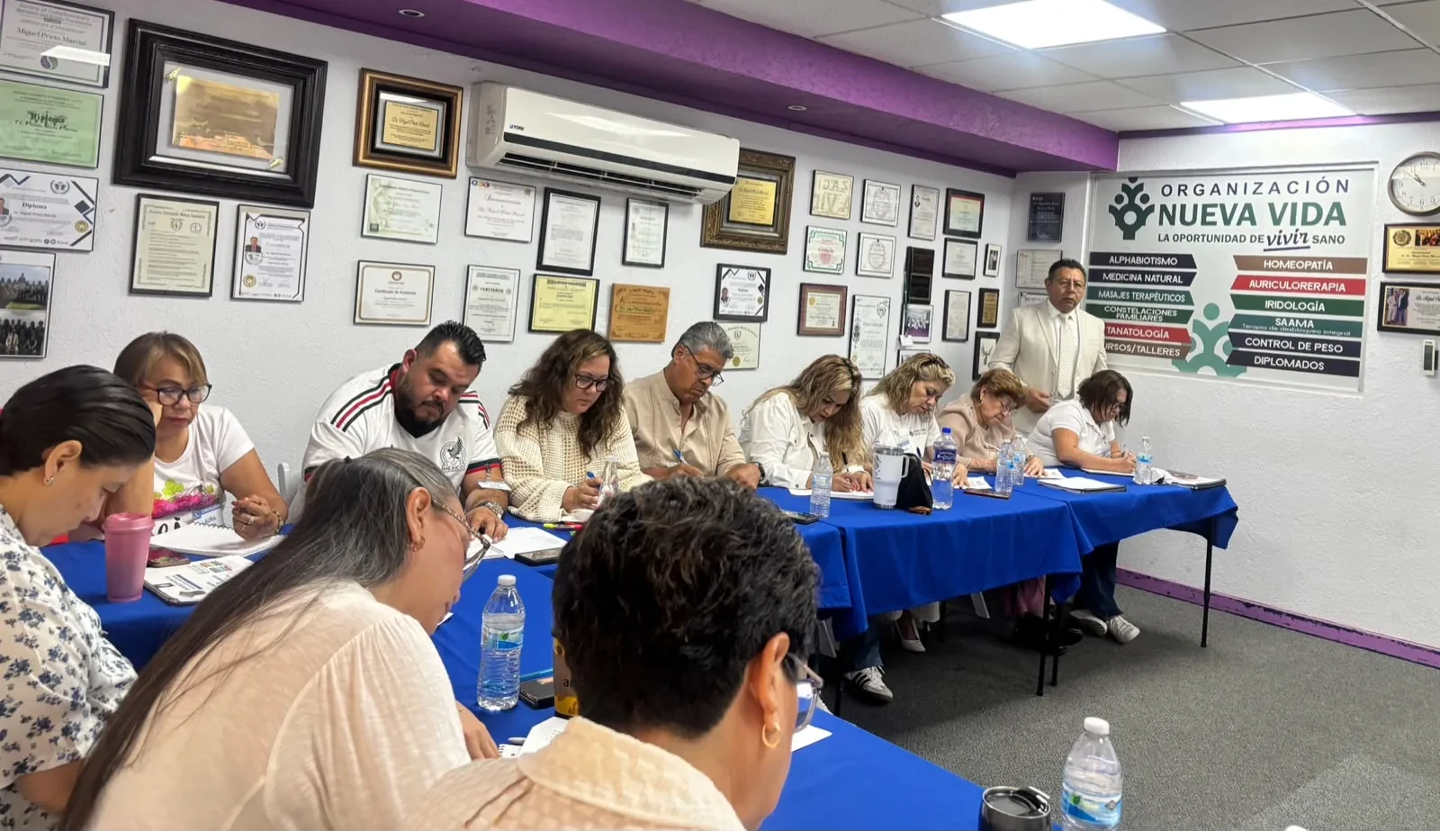 Trabajo real de Constelaciones Familiares en Organización Nueva Vida