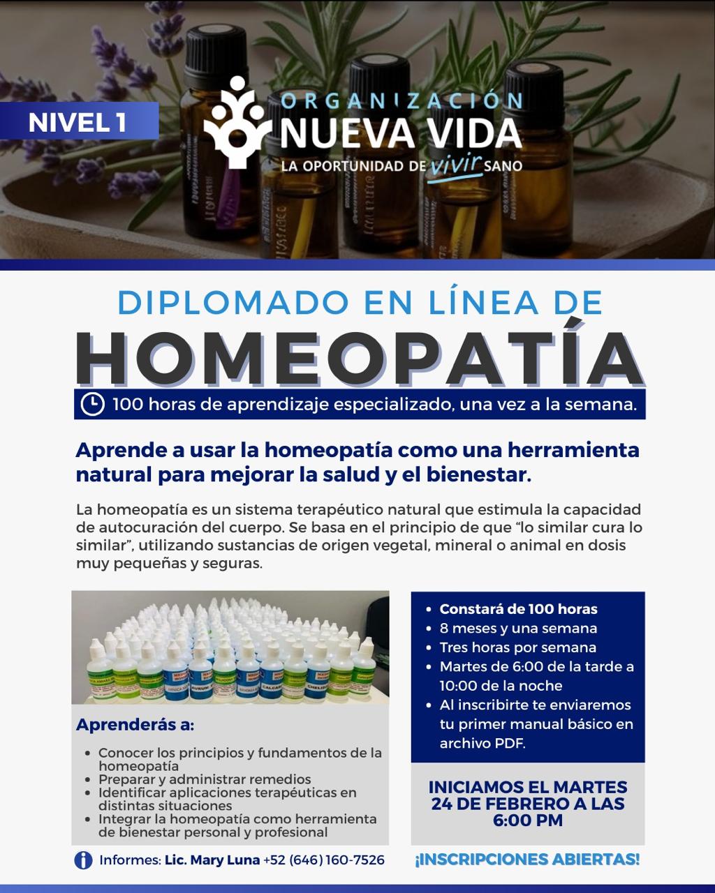 Diplomado en Homeopatía
